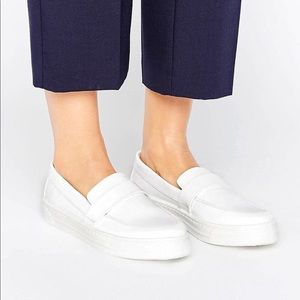 White Loafer Sneakers